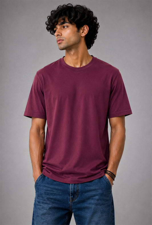 The Essential Tee (UNISEX) Maroon