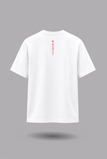 Shiva Dhyana Tee - Unisex Regular fit white