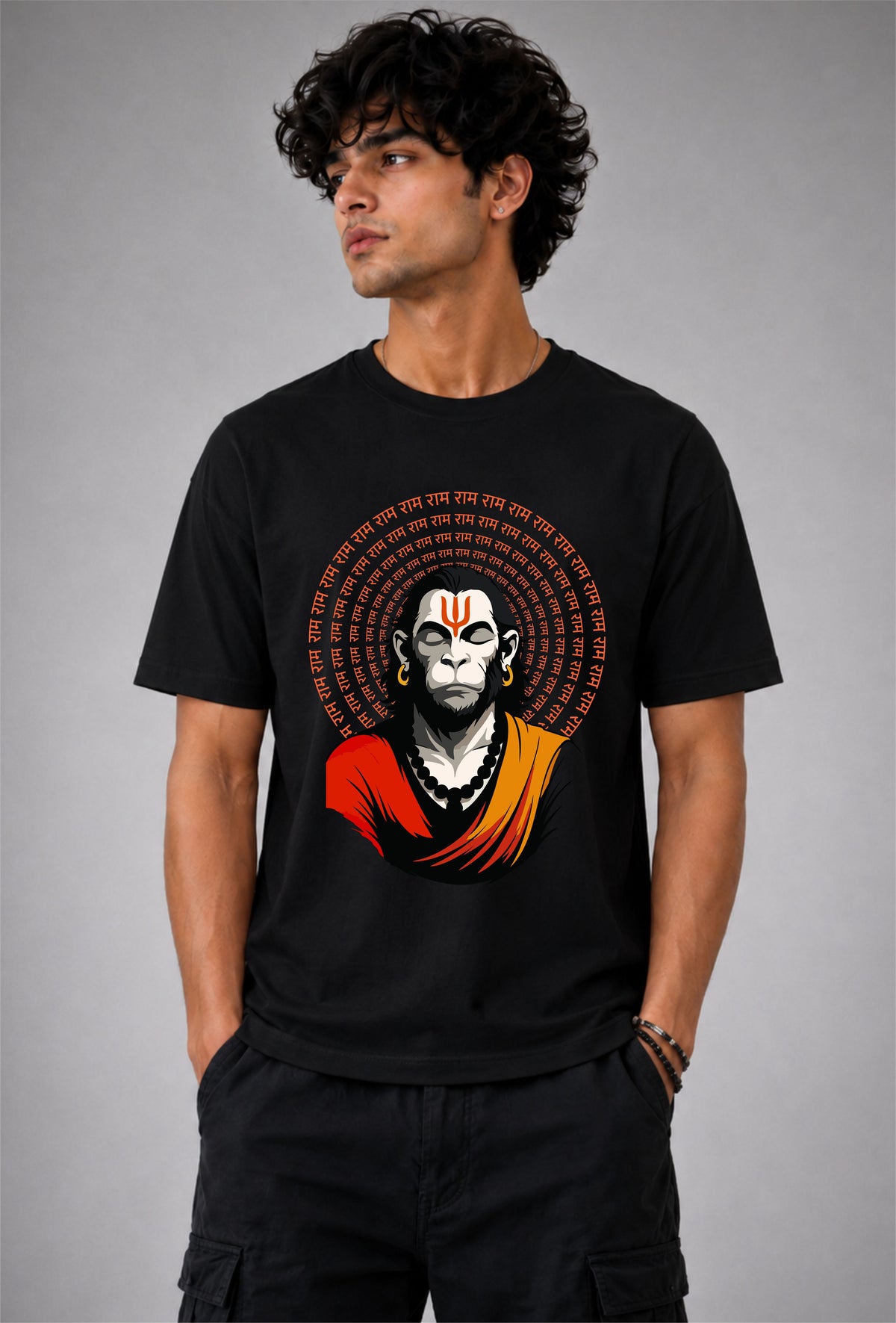The Hanuman Within - Regular fit black.