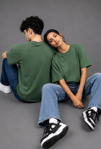The Essential Tee (UNISEX) Bottle Green