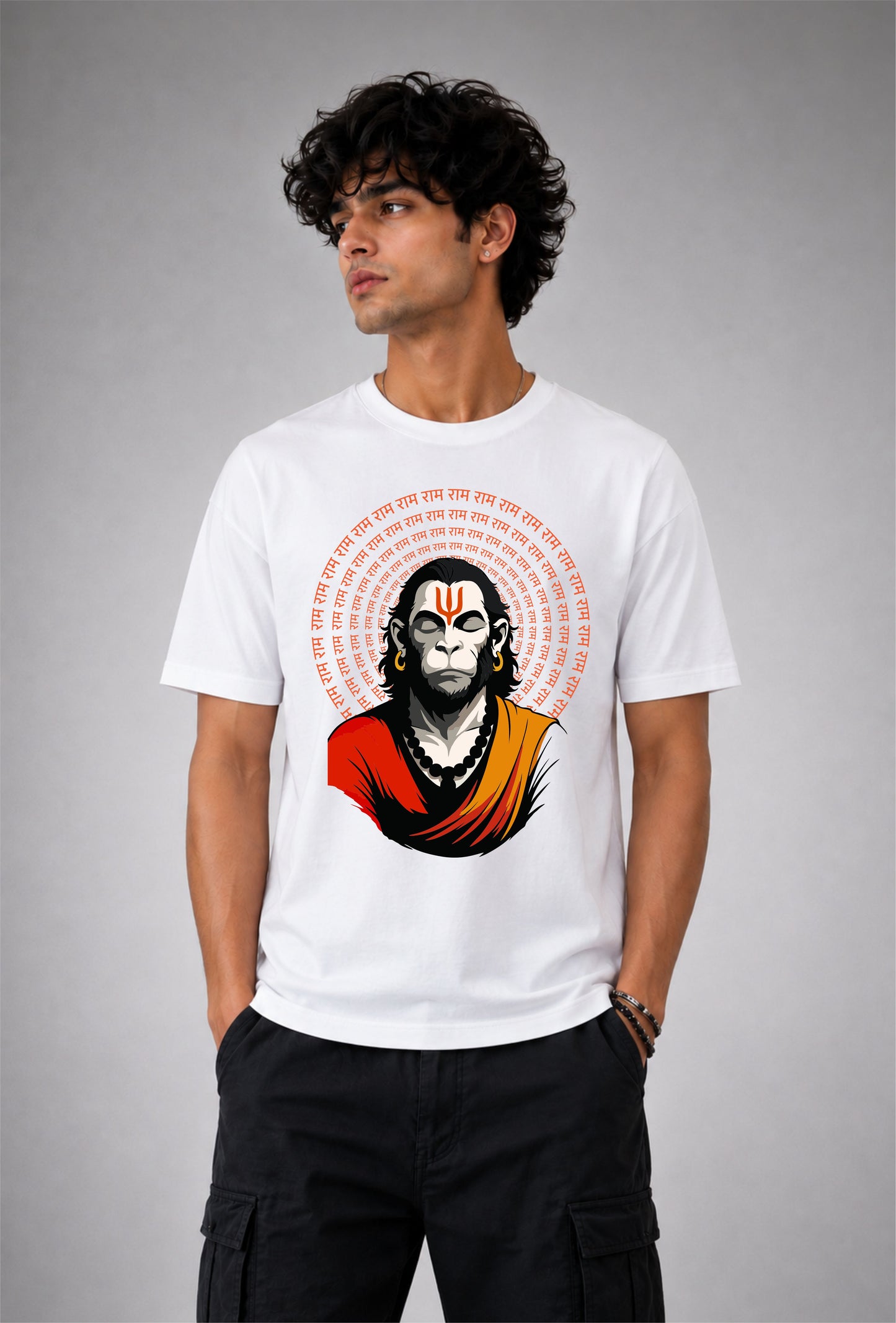 The Hanuman Within - Regular fit white.