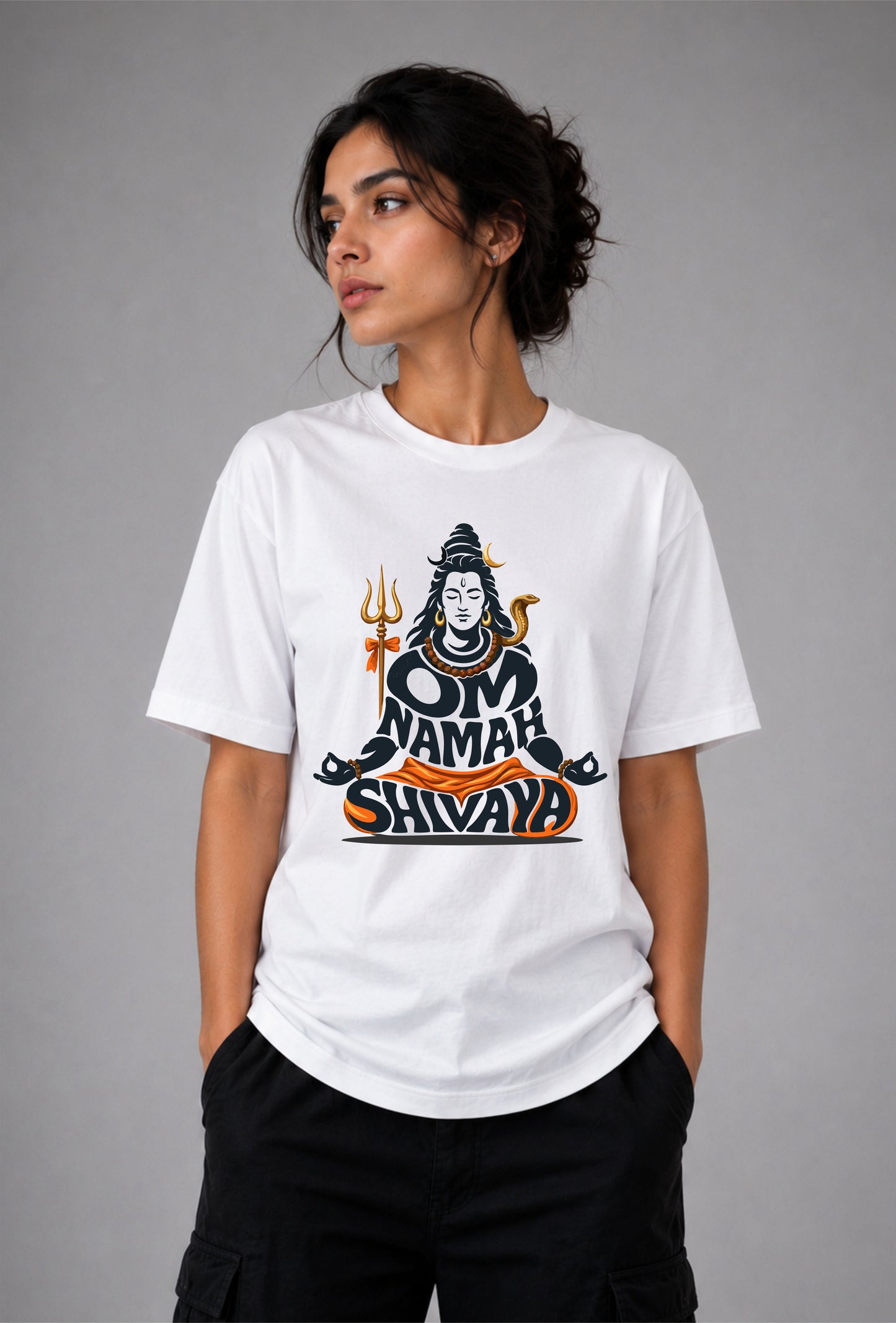 Shiva serenity - Regular fit white