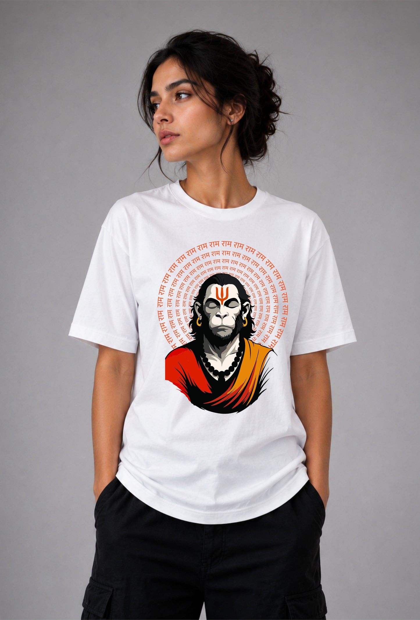 The Hanuman Within - Regular fit white.