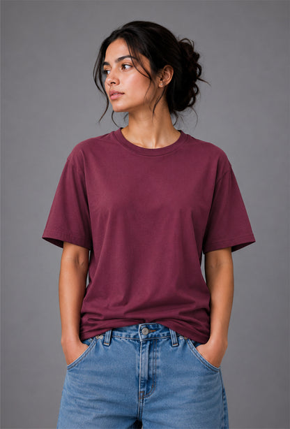 The Essential Tee (UNISEX) Maroon